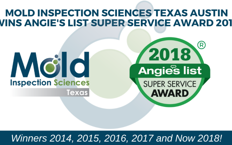 Mold Inspection Sciences Texas Austin Earns 2018 Angie’s List Super Service Award Press Release